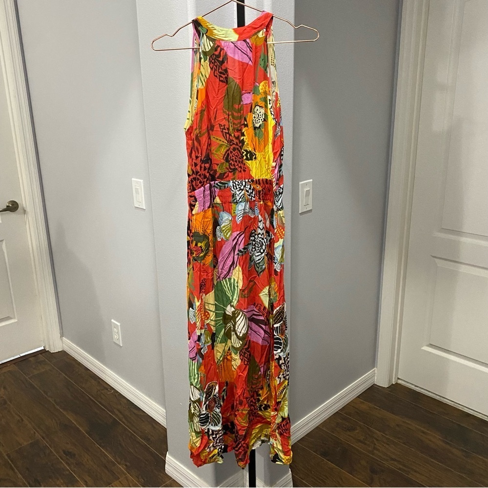 AldoMartins Burge Floral Midi Dress Ladies 6 Tropical Resortwear Travel Vacation - Picture 7 of 8